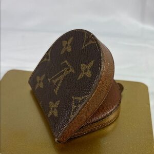 Louis Vuitton Brown and Tan Monogram Pouch